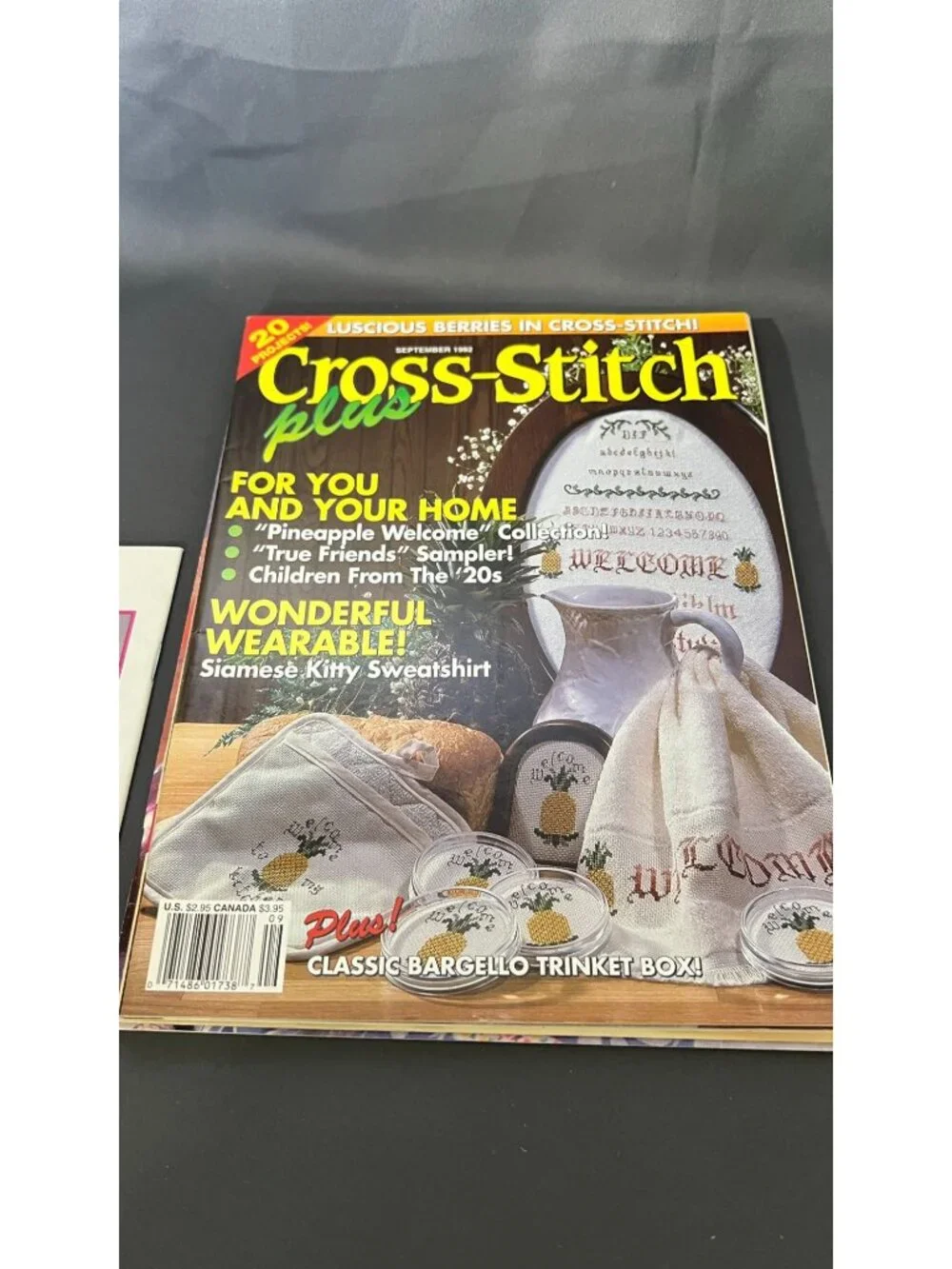 Vintage Cross-Stitch Plus Magazines Lot Of 5 Issues July 1992-1993
